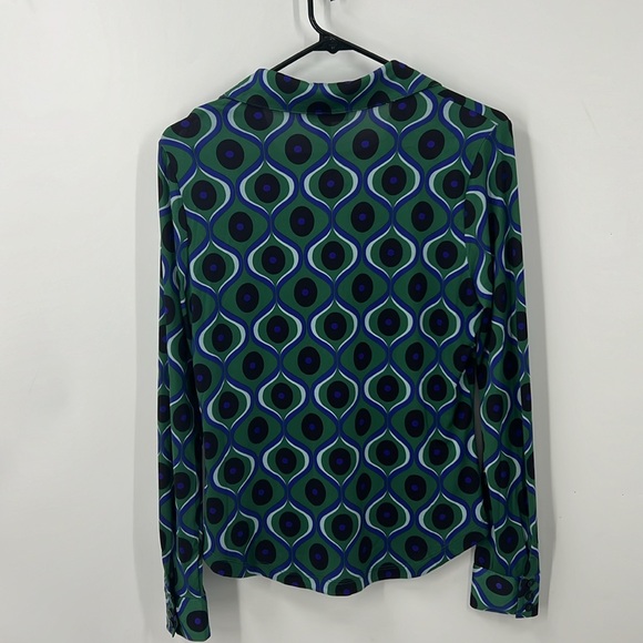 Truth by Republic retro print button front shirt M - Picture 9 of 9